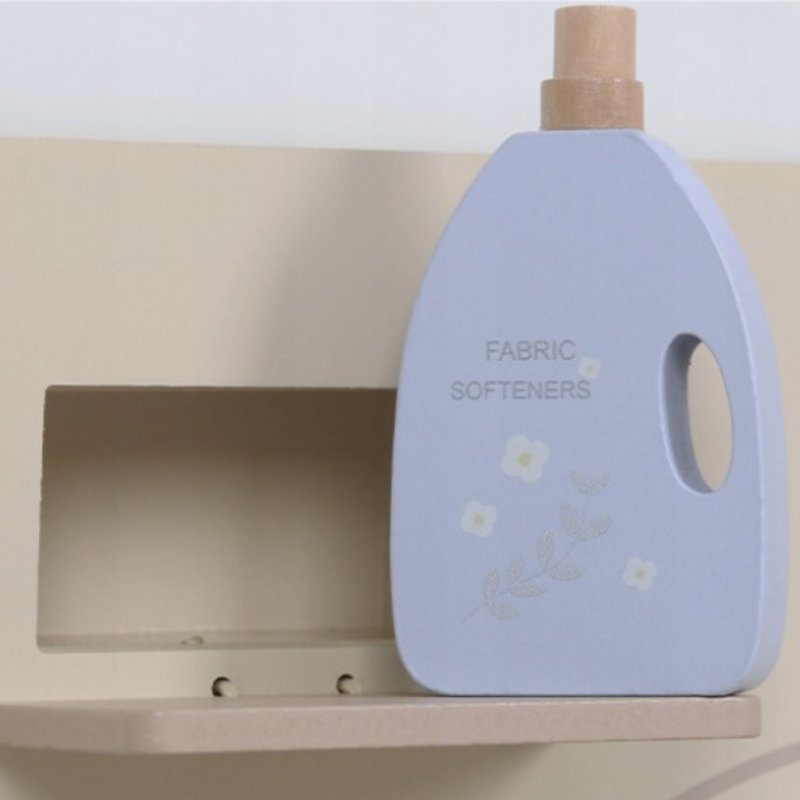 Drewniana pralka dla dzieci zabawka do domu zestaw do zabawy w role 3+