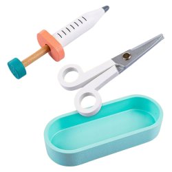 Drewniany zestaw lekarski pastelowy zabawa w szpital dla dzieci 3+