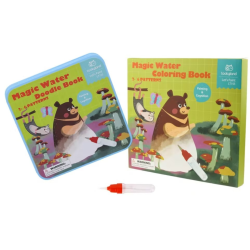Magiczna kreatywna kolorowanka wodna dla dzieci bez bałaganu 3+ Montessori