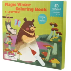 Magiczna kreatywna kolorowanka wodna dla dzieci bez bałaganu 3+ Montessori