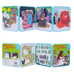 Magiczna kreatywna kolorowanka wodna dla dzieci bez bałaganu 3+ Montessori