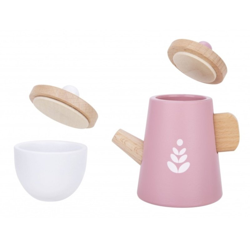 Drewniany zestaw do herbaty filiżanki zabawka edukacyjna przyjęcie 3+