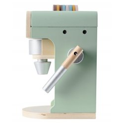 Drewniany ekspres do kawy dla dzieci – zestaw do zabawy w kawiarnię 3+