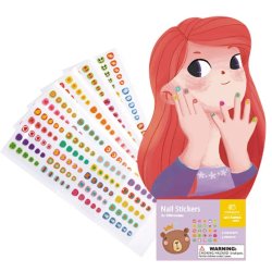 Naklejki na paznokcie dla dzieci 3+ 500 sztuk kreatywna zabawa