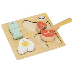 Drewniany zestaw do krojenia jedzenia mięso ryba dla dzieci 12M+