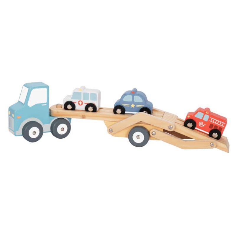 Drewniany zestaw do herbaty dla dzieci taca dzbanek filiżanki ciasteczka 3+