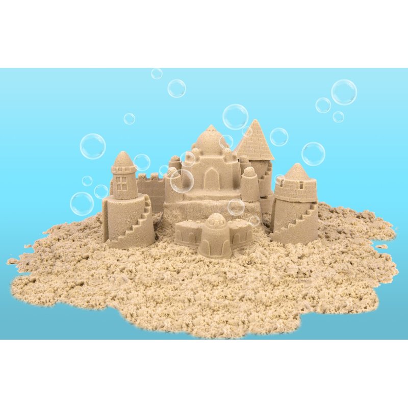 Piasek kinetyczny sensoryczny 1 kg kreatywna zabawa dla dzieci piaskownica