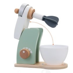 Drewniany mikser kuchenny do gotowania kreatywna zabawka dla dzieci 2+