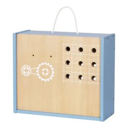 Drewniany warsztat dla dzieci zestaw narzędzi majster 3+