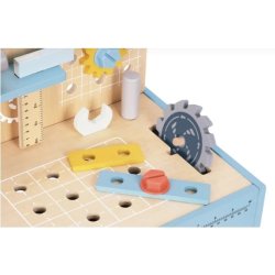 Drewniany warsztat dla dzieci zestaw narzędzi majster 3+