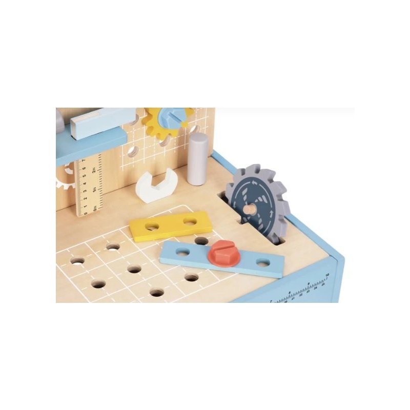 Drewniany warsztat dla dzieci zestaw narzędzi majster 3+