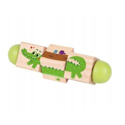 Zestaw Montessori 6w1 drewniane zabawki edukacyjne dla dzieci 19–24M