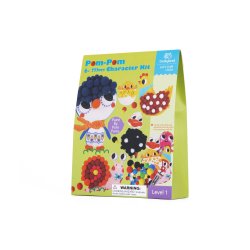 Pomponowa przyklejanka zwierzęta – kreatywny zestaw artystyczny dla dzieci 6+