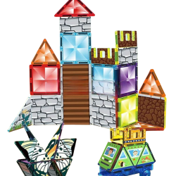 Magnetyczny zestaw konstrukcyjny Kaleidoscope 199 elementów dla dzieci 3+