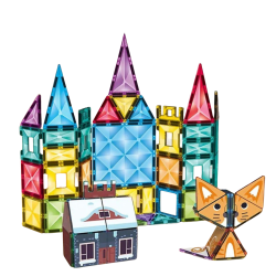 Magnetyczny zestaw konstrukcyjny Kaleidoscope 199 elementów dla dzieci 3+
