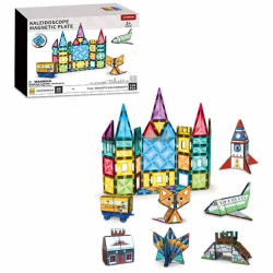 Magnetyczny zestaw konstrukcyjny Kaleidoscope 199 elementów dla dzieci 3+