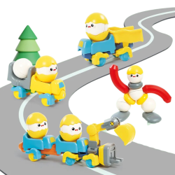 Magnetyczne patyczki tęczowe dla dzieci klocki magnetyczne 110 elementów 3+