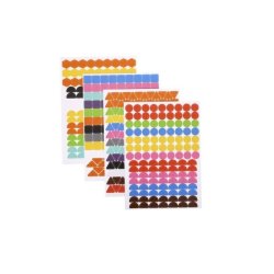 Geometryczny kreatywny zestaw naklejek Zwierzęta 12 scenek Montessori 3+