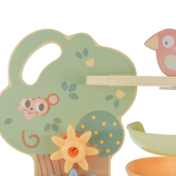 Rozwojowe Drzewko Aktywności 4w1 Drewniane 18M+ Montessori edukacja