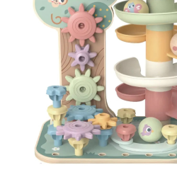 Rozwojowe Drzewko Aktywności 4w1 Drewniane 18M+ Montessori edukacja