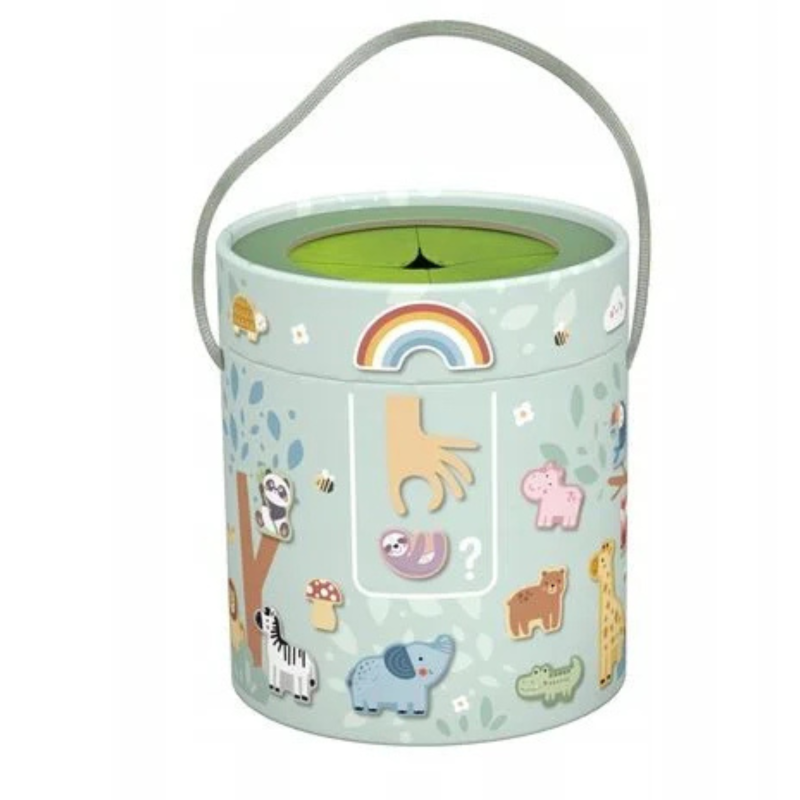 Zabawka Sensoryczna Gra Dotykowa Zgadnij Kształt 32 el. 3+