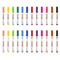 Zmywalne Markery dla Dzieci 12 Kolorów w Etui 3+