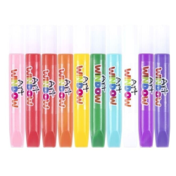 Zestaw do Malowania na Okno 12 Witraże Zwierzęta 10 Farb 6+ Dla Dzieci