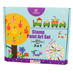 Zestaw do Malowania dla Dzieci Farby Stemple Dot Paint 4w1 3+