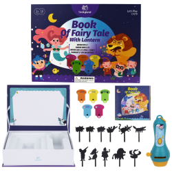 Teatrzyk Cieni z Projektorem Bajek dla Dzieci 16 el. 3+