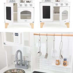 VIGA PolarB Drewniana Kuchnia Światło Dźwięk + Akcesoria