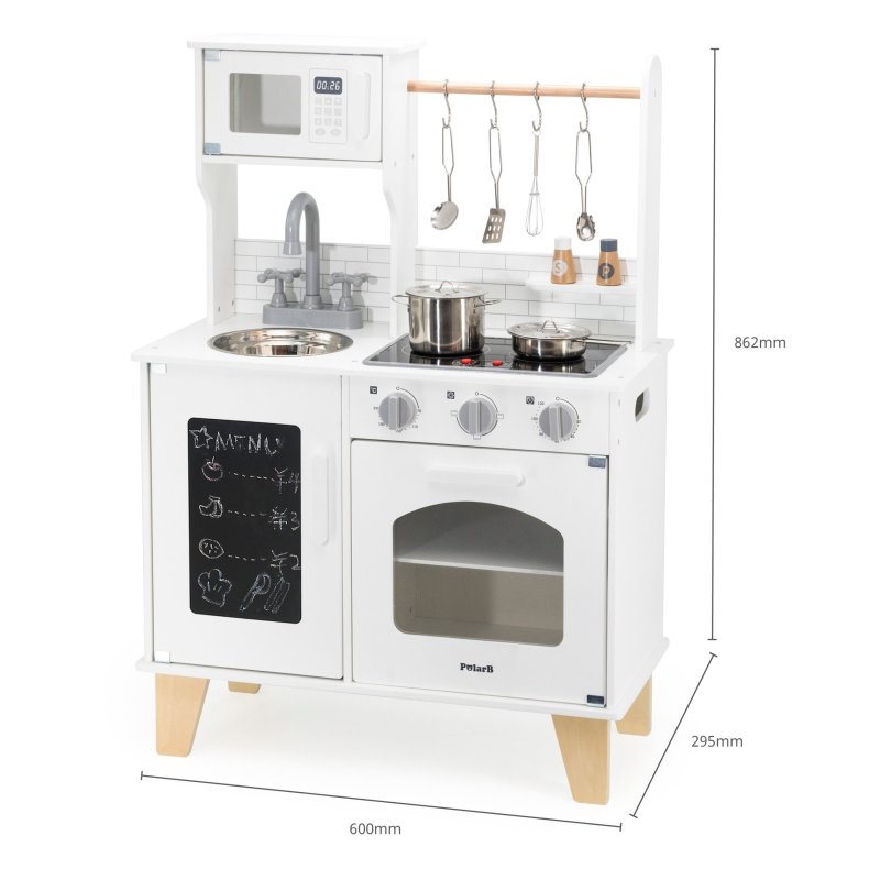 VIGA PolarB Drewniana Kuchnia Światło Dźwięk + Akcesoria