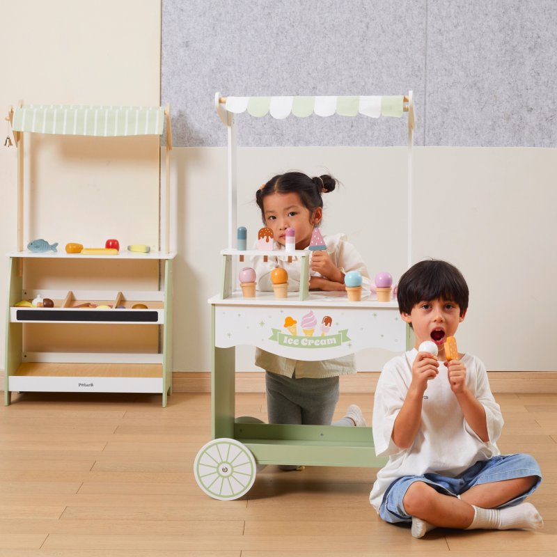 VIGA PolarB Drewniany Stragan z Lodami Lodziarnia Mobilna