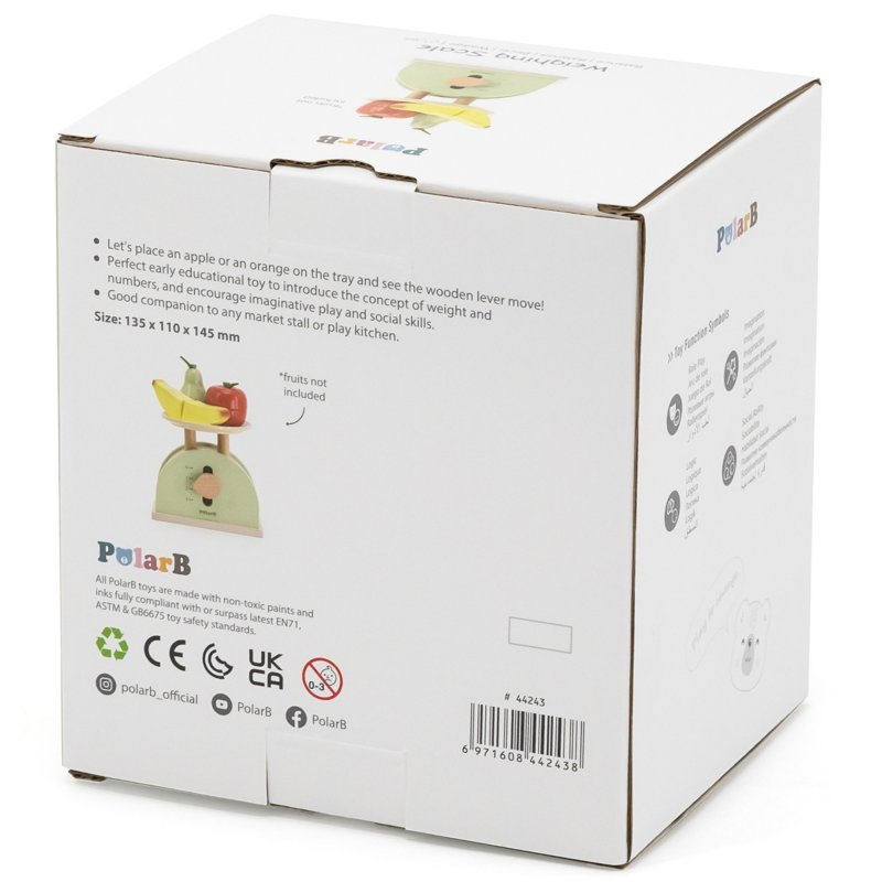 PolarB Drewniana Waga Kuchenna