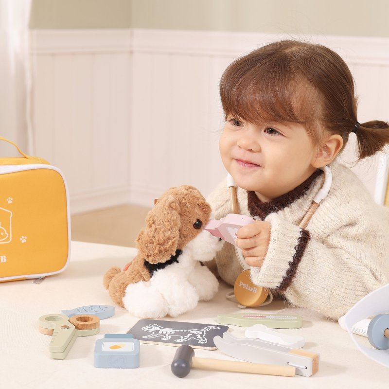 VIGA PolarB Zestaw do pielęgnacji zwierząt - Mały Weterynarz