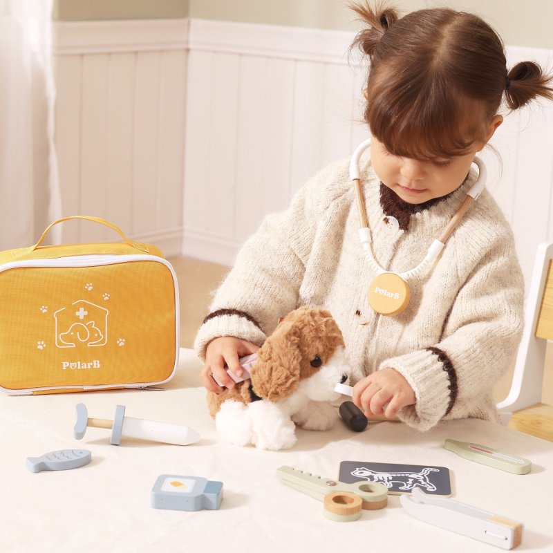 VIGA PolarB Zestaw do pielęgnacji zwierząt - Mały Weterynarz