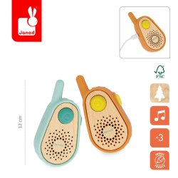 Janod Krótkofalówki dla dzieci Moje pierwsze walkie talkie 3+