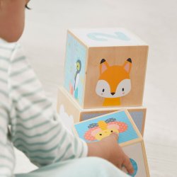 Janod Drewniana Piramida Wieża Pure 6 Elementów 12m+