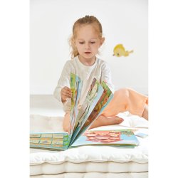 Janod Busy Book Farma Książeczka Edukacyjna z Zadaniami 3+