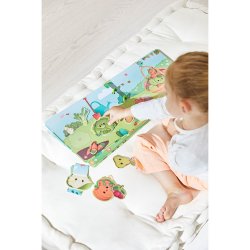 Janod Busy Book Farma Książeczka Edukacyjna z Zadaniami 3+