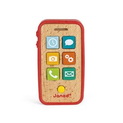 Janod Drewniany Telefon z Dźwiękami