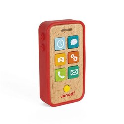 Janod Drewniany Telefon z Dźwiękami