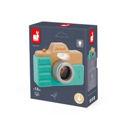 Janod Drewniany Aparat z Kalejdoskopem dla Dzieci 18m+ | Buba Toys