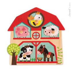Janod Puzzle muzyczne Mieszkańcy farmy