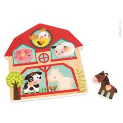 Janod Puzzle muzyczne Mieszkańcy farmy