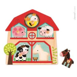 Janod Puzzle muzyczne Mieszkańcy farmy