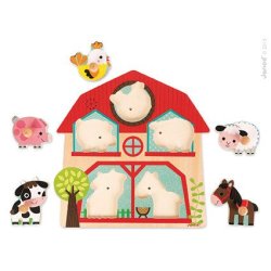 Janod Puzzle muzyczne Mieszkańcy farmy