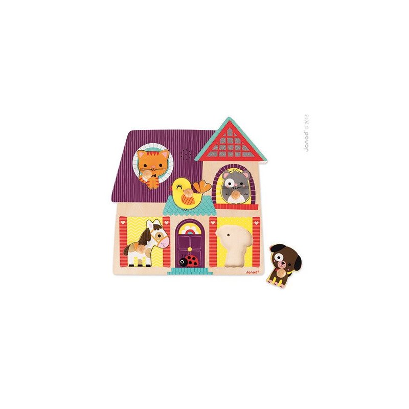 Janod Puzzle muzyczne Moi mali przyjaciele