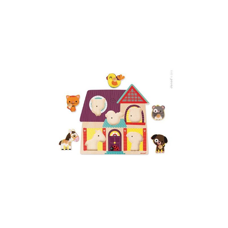Janod Puzzle muzyczne Moi mali przyjaciele