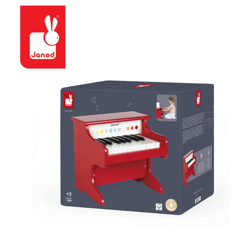 Janod Pianino elektroniczne Confetti 3+ (edycja 2026)