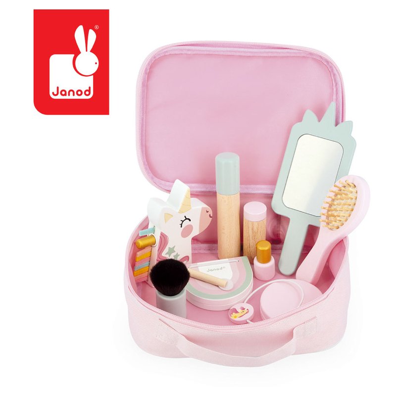 Janod Kosmetyczka z 10 Akcesoriami Miss Jednorożec 3+